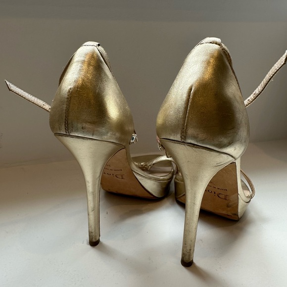 Dior Champagne Evening Sandal Heel - Picture 7 of 10